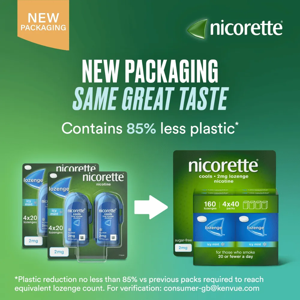 Nicorette Cools Lozenge 2mg - 160 Pack - Image 2