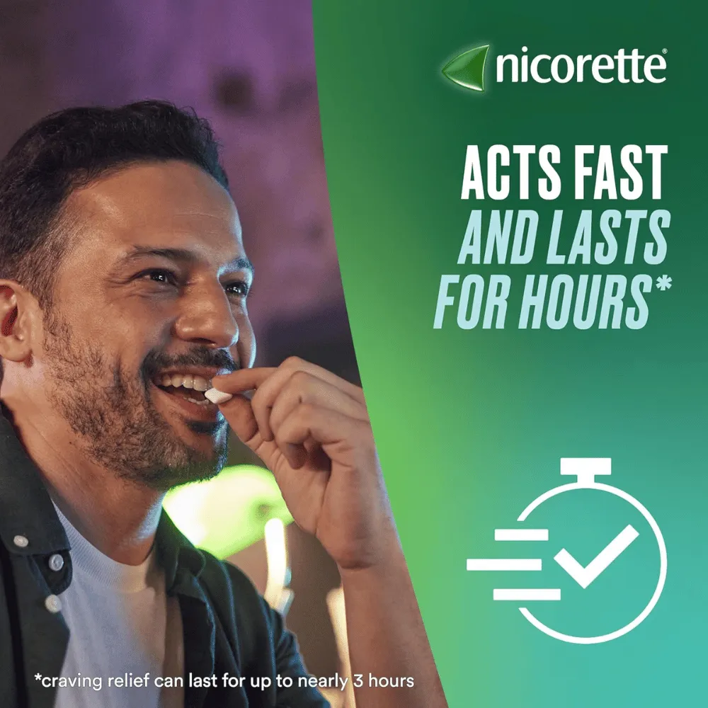 Nicorette Freshmint 4mg Gum - 30 or 105 Pack - Image 3