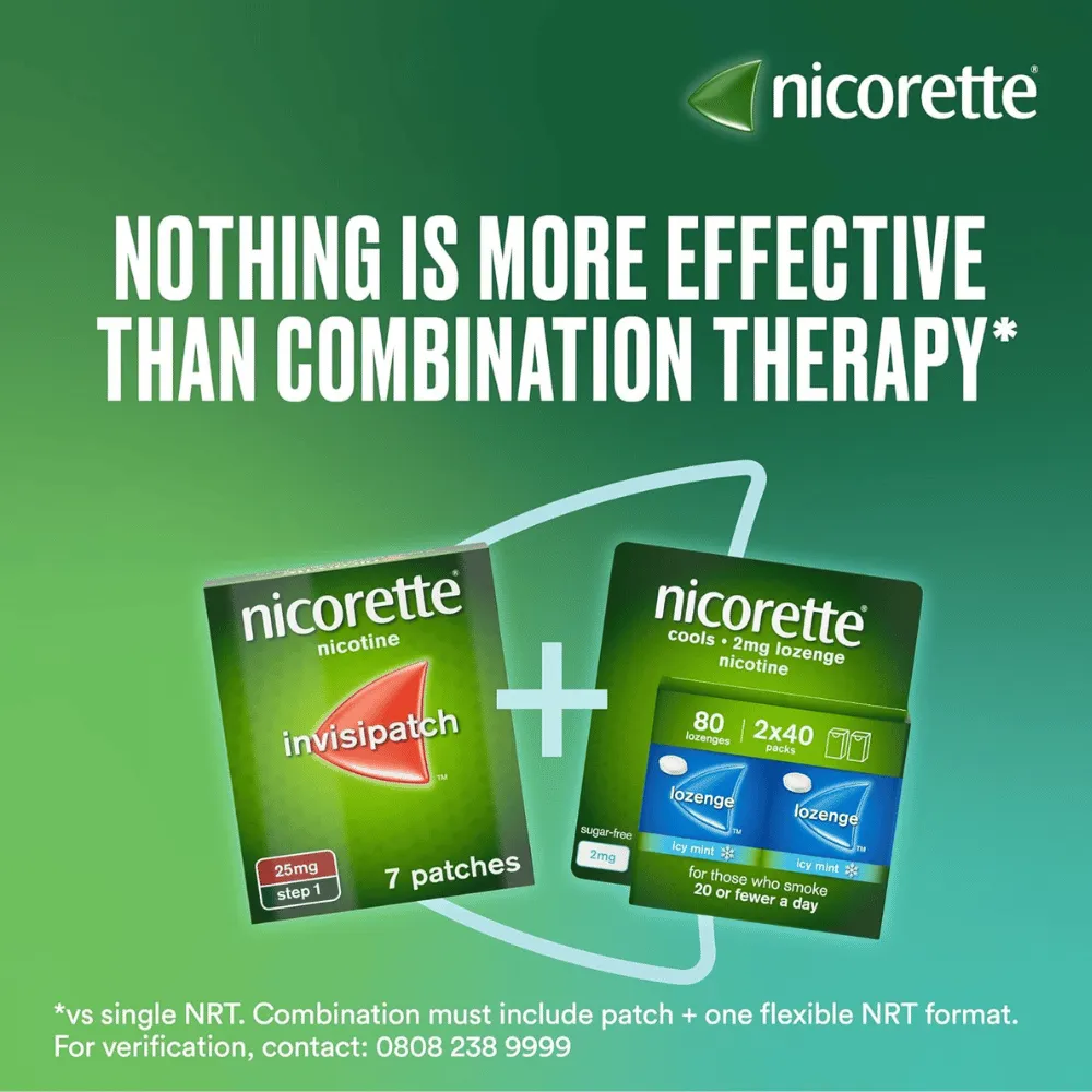 Nicorette Invisi 15mg Step 2 Patches 7 Pack - Image 6
