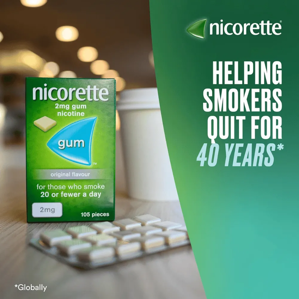 Nicorette 4mg Original Gum - 30 Pack / 210 Pack - Image 3