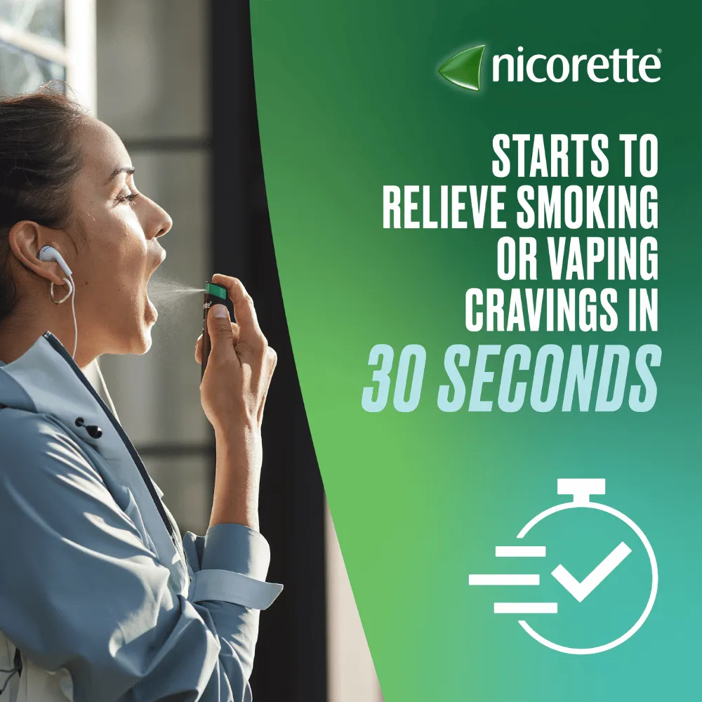 Nicorette QuickMist Berry 1mg/Spray - Double Pack - Image 2