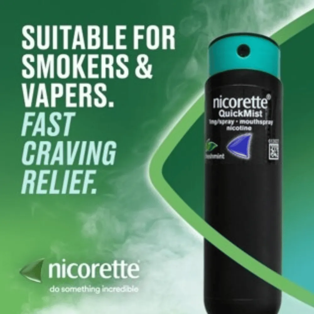 Nicorette QuickMist Freshmint 1mg/Spray - Single Pack - Image 3