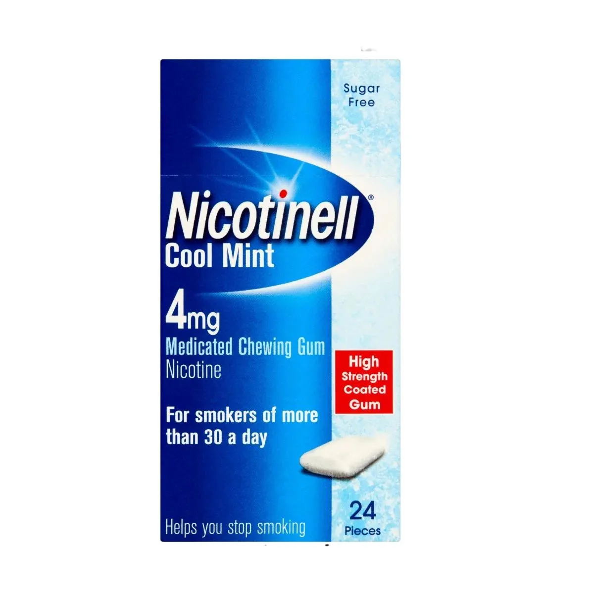 Nicotinell Gum Cool Mint 4mg - 24/96 Pack - Image 2