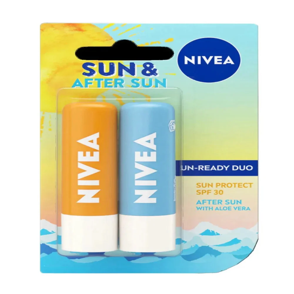 Nivea Sun & Aftersun Hydro Lipbalm Duo
