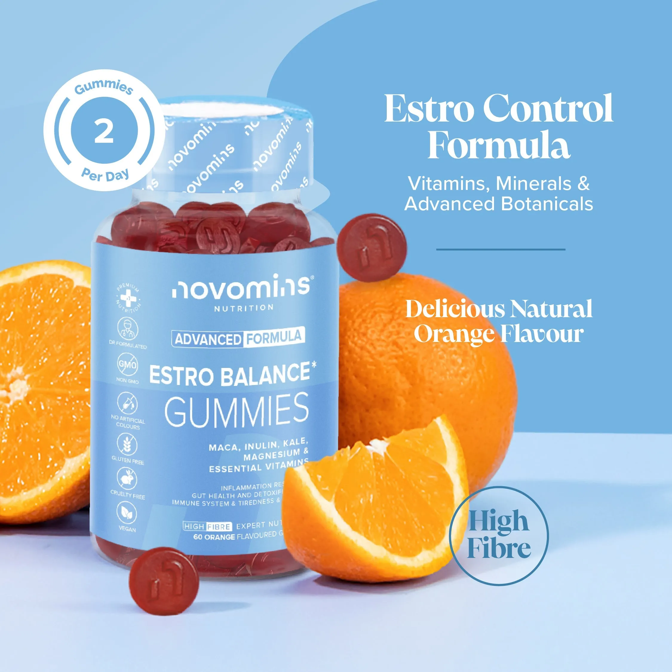 Novomins Estro Balance Gummies - 60 Pack