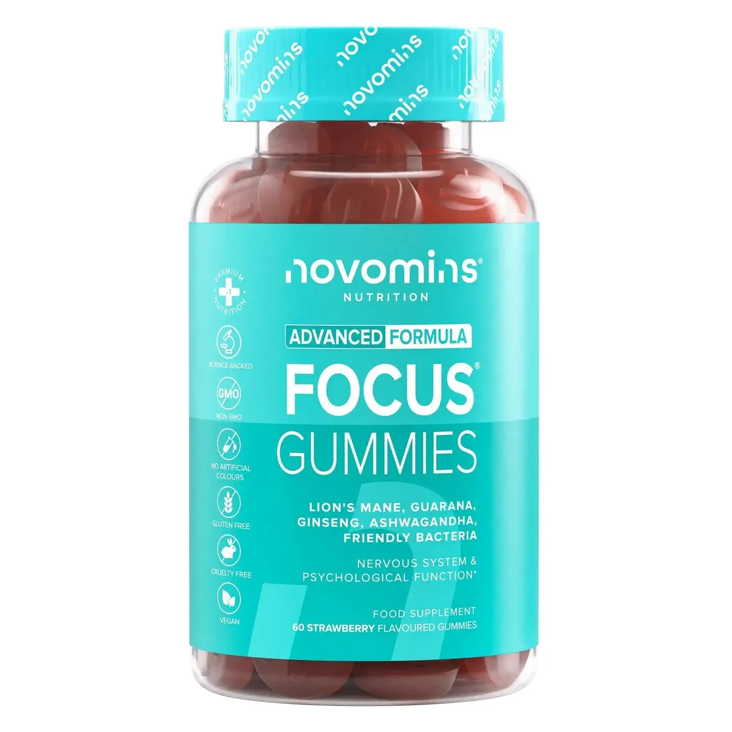 Novomins Focus Gummies - 60 Pack