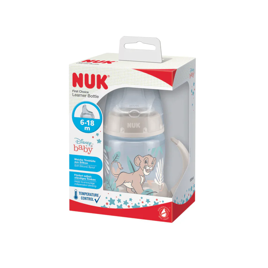 Nuk Disney Lion King First Choice Learner Bottle (6-18 Months) - 150ml