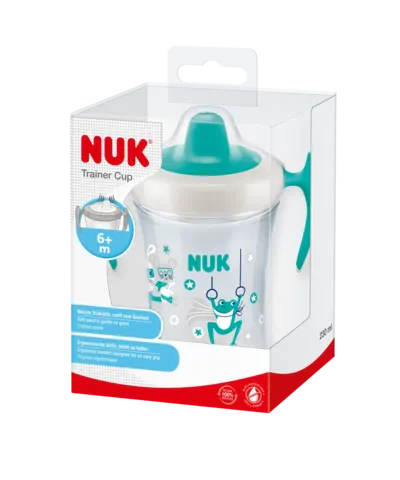 Nuk Evolution Trainer Cup Transparent (6 Months +) - 230ml