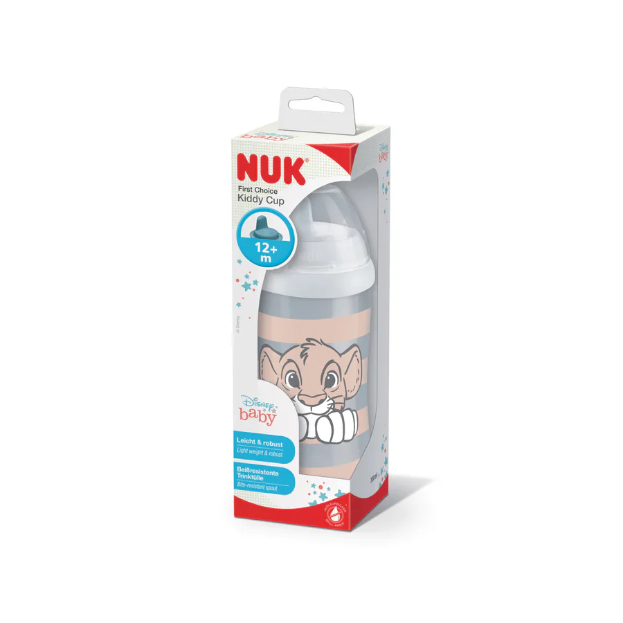 Nuk Lion King Kiddy Cup 12 Months + With Hard Spout - 300ml