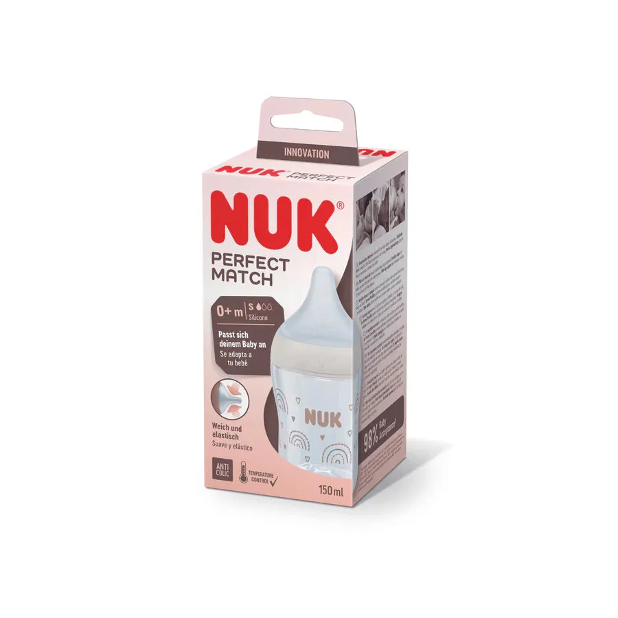 NUK Perfect Match Temperature Control Bottle 0-6 Months - 150ml - Image 7