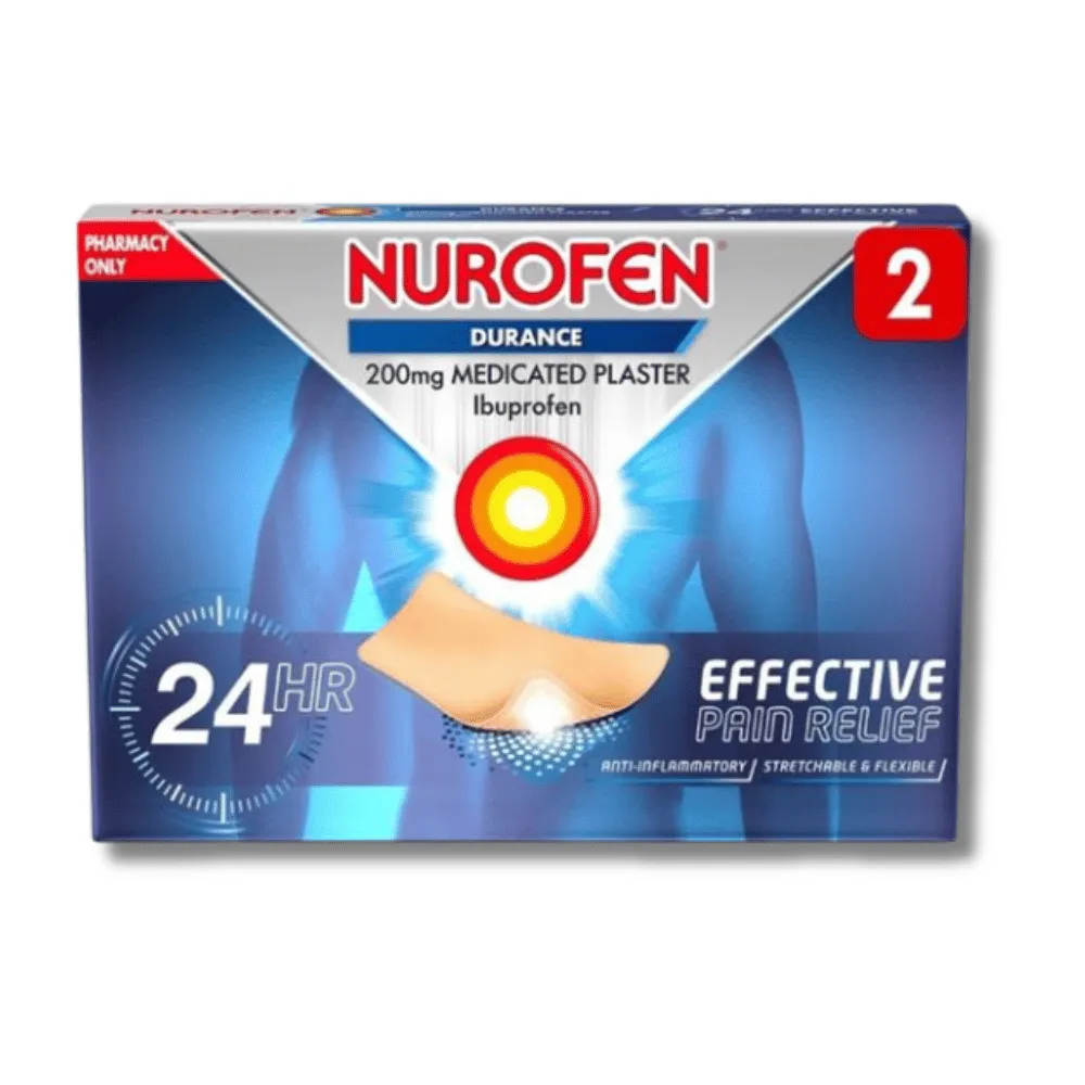 Nurofen Durance Ibuprofen 200g Medicated Plaster - 2/4 Pack - Image 2