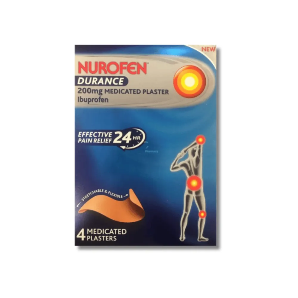 Nurofen Durance Ibuprofen 200g Medicated Plaster - 2/4 Pack - Image 3