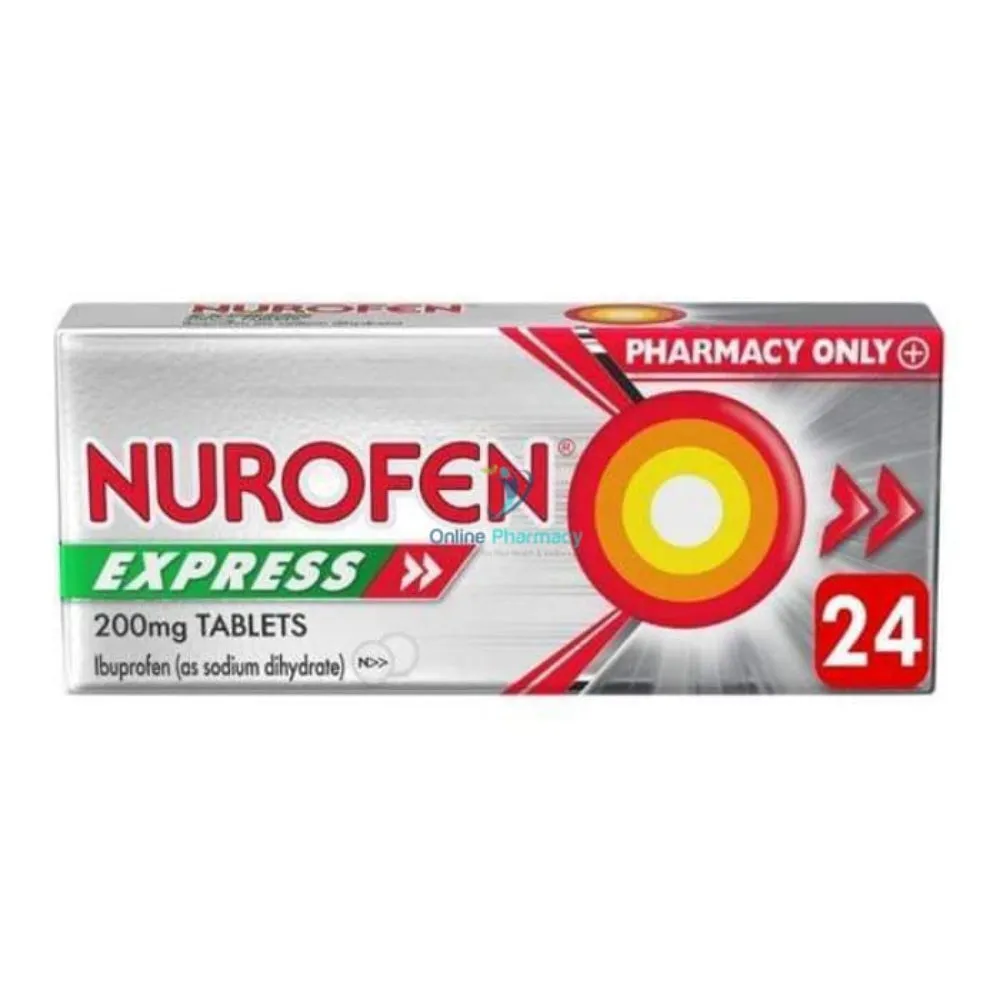 Nurofen Express 200mg Ibuprofen Tablets - 24 Pack