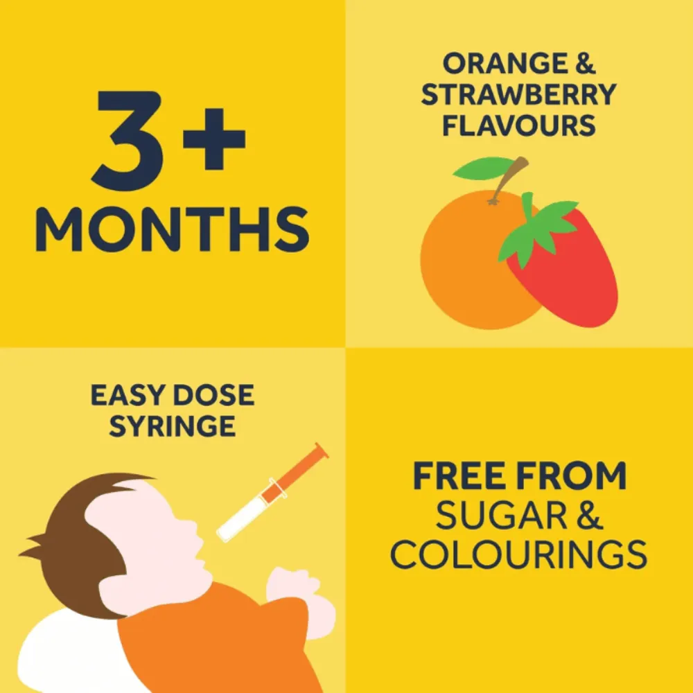 Nurofen For Children 3m+ Strawberry Suspension - 150ml / 200ml - Image 4