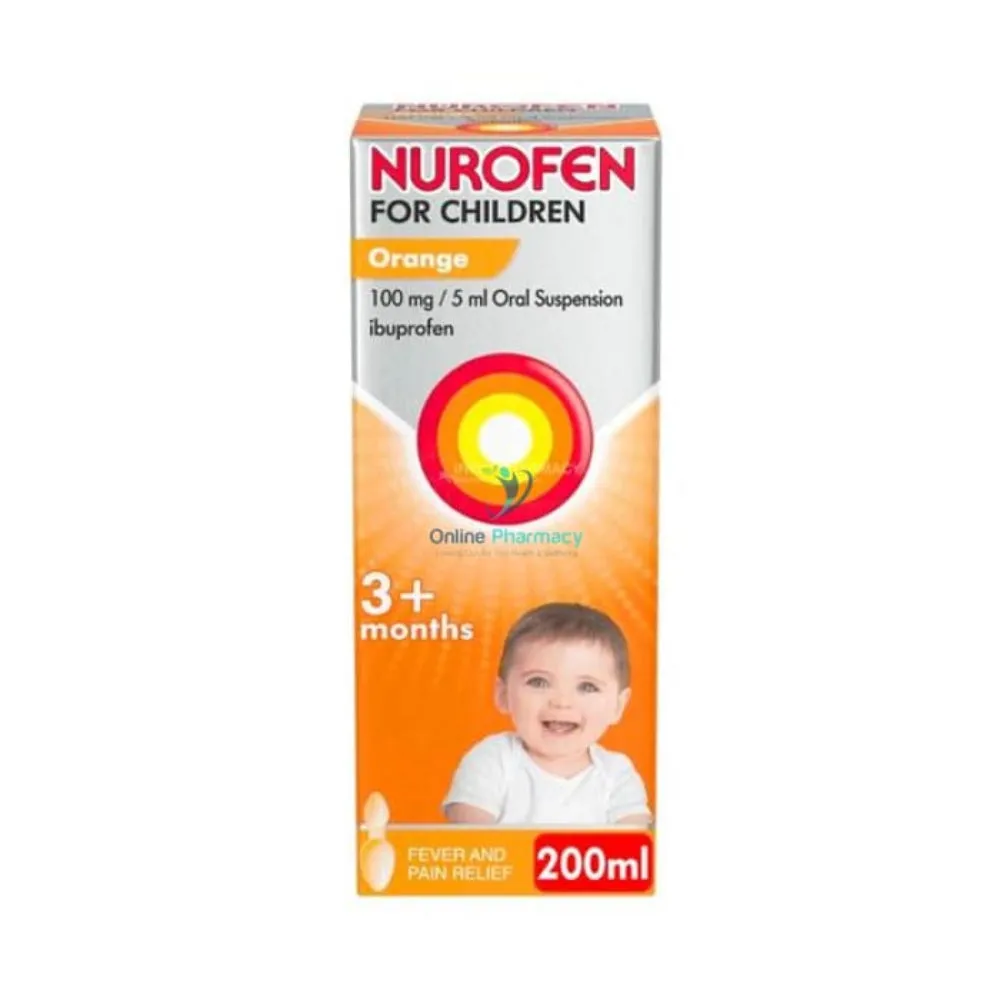 Nurofen For Children 3m+ Orange Suspension - 100ml / 150ml / 200ml - Image 3