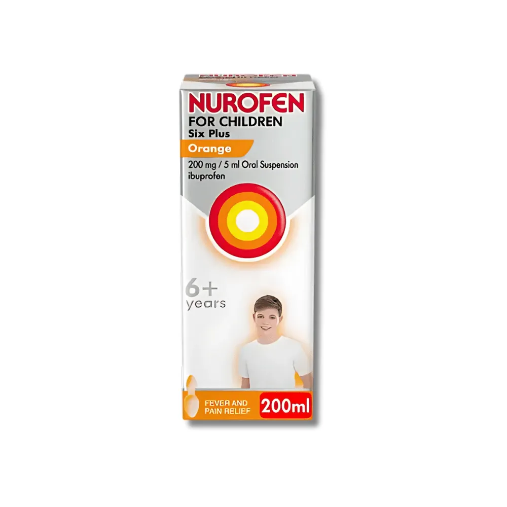 Nurofen For Children Six Plus Orange - 100/200ml - Image 2