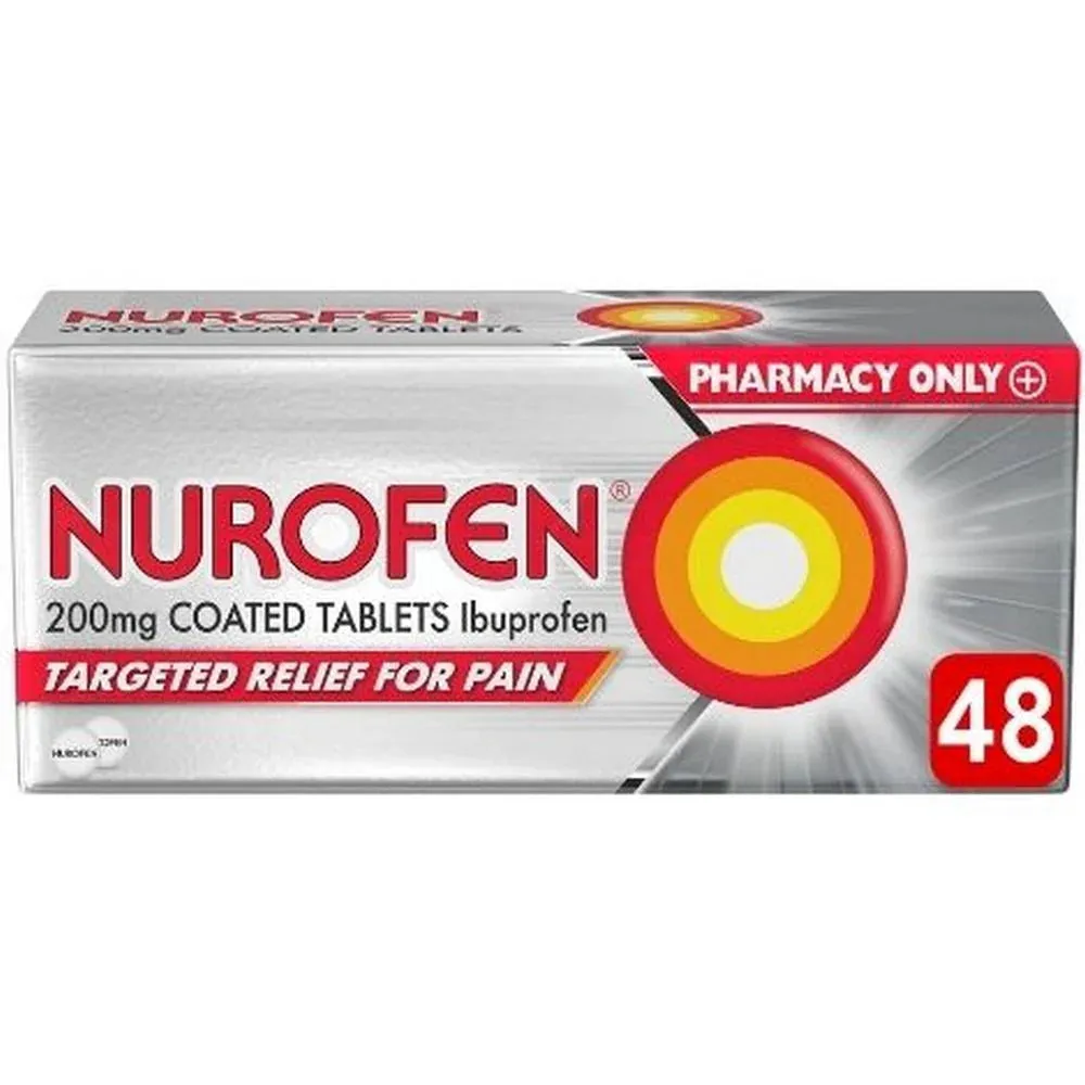 Nurofen (Ibuprofen) 200mg Tablets - 48 Pack