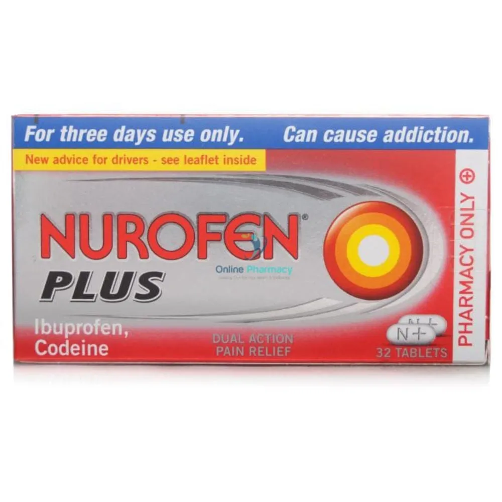 Nurofen Plus Pain Relief Tablets - 12/24 Pack - Image 3