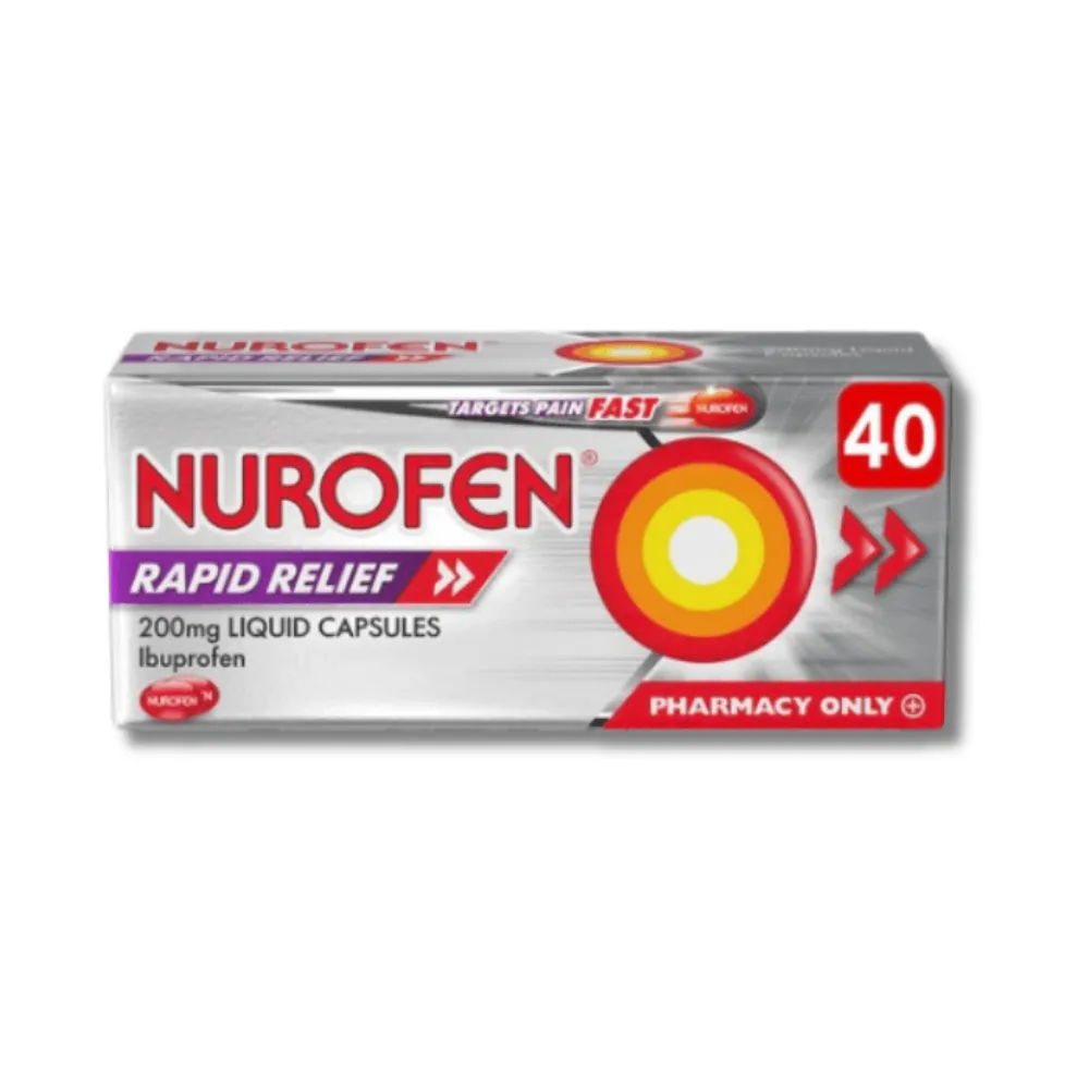 Nurofen Rapid Relief 200mg Liquid Capsules - 24 Pack - Image 2