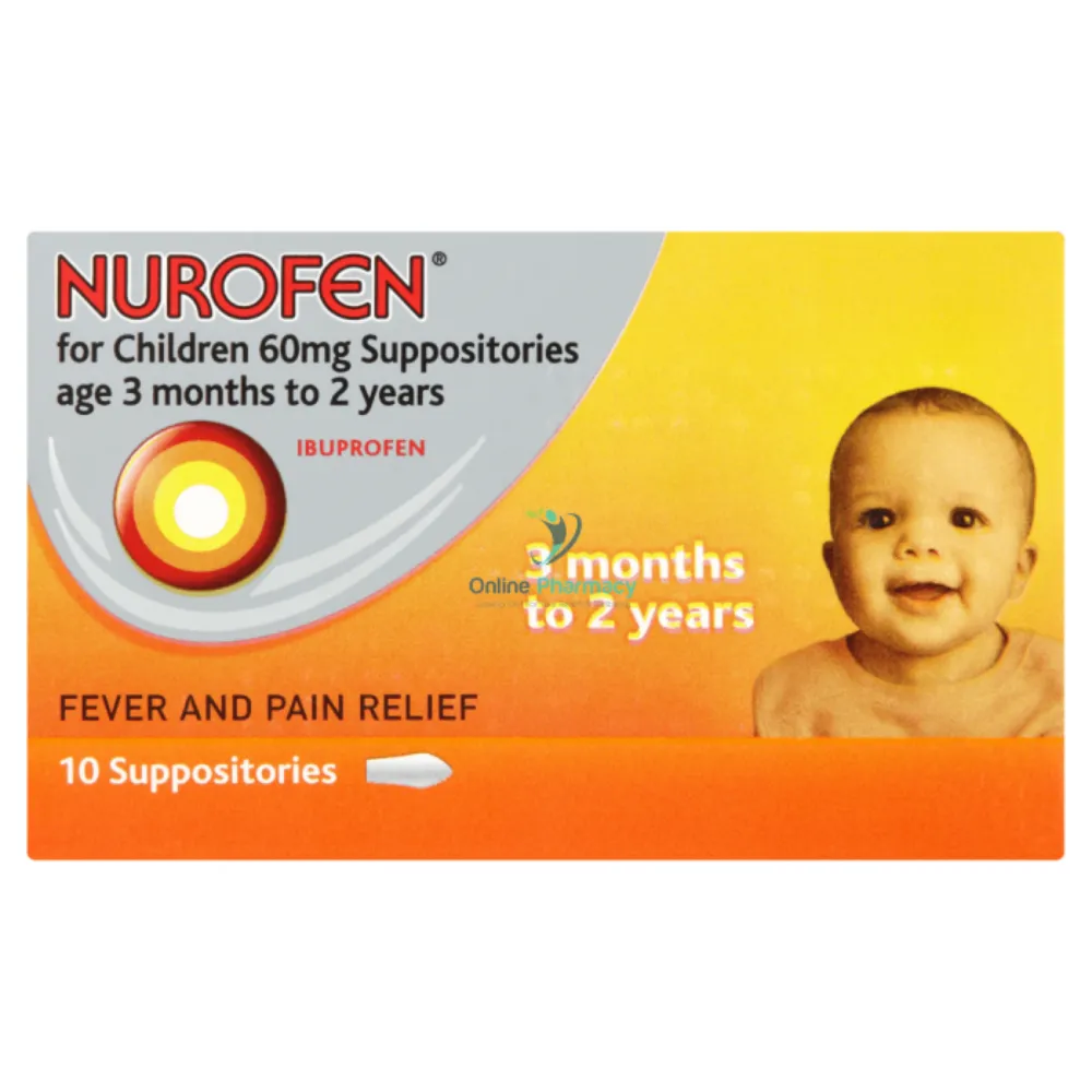 Nurofen Rectal 60mg Suppositories - 10 Pack - Image 5