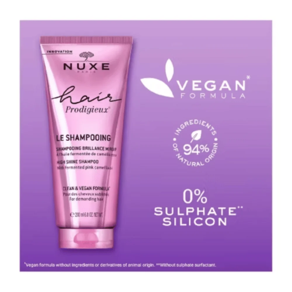 Nuxe Hair Prodigieux High Shine Shampoo 200ml - Image 2