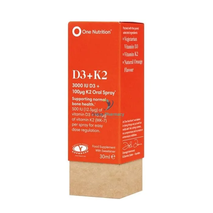 One Nutrition Vitamin D3 + K2 Spray - 30ml