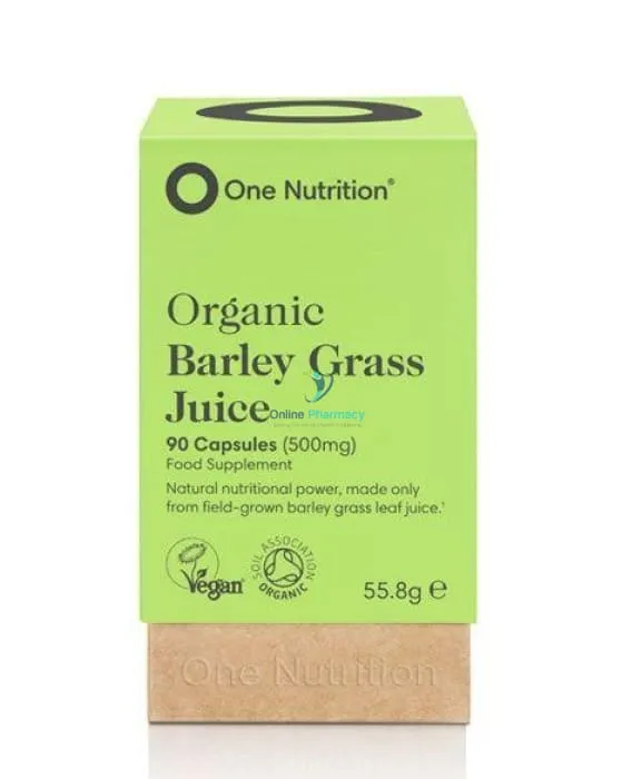 One Nutrition Organic Green Barley Juice - 90 Caps
