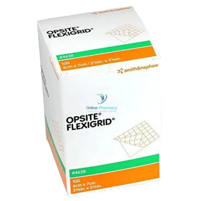 Opsite Flexigrid Dressing - 6cm x 7cm (100 Pack)