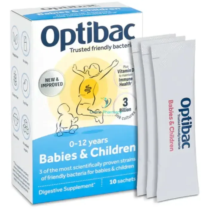 Optibac For Babies & Children - 10 Sachets
