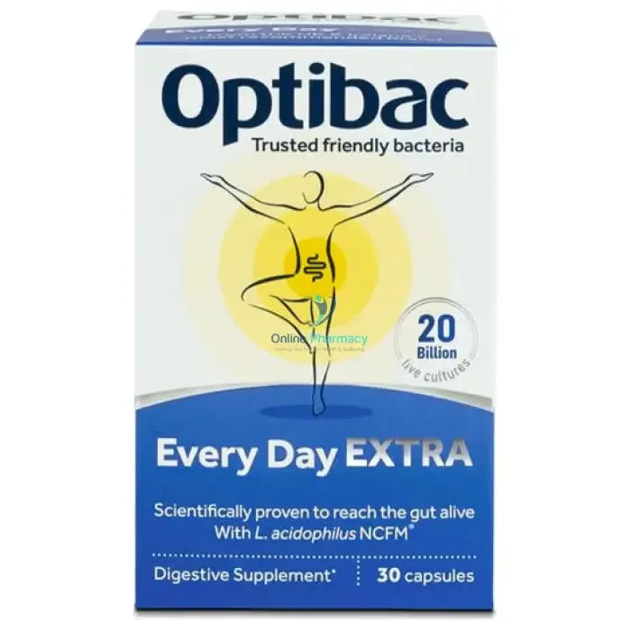OptiBac Probiotics For Every Day Extra Strength - 30/90 Capsules