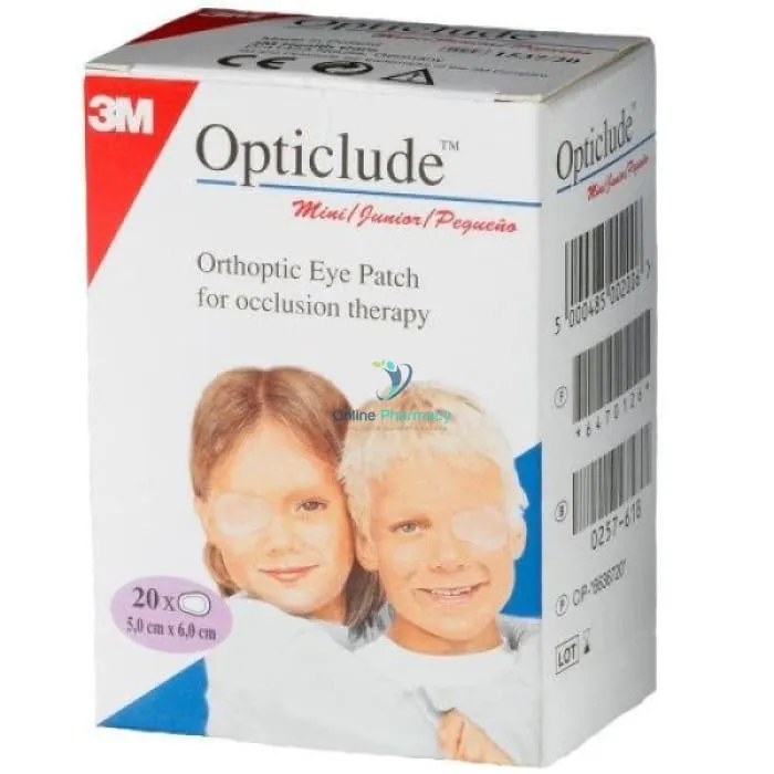 Opticlude Junior Eye Patch 5cm x 6cm - 20 Pack