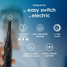Oral-B iO2 Black Electric Toothbrush - Image 2