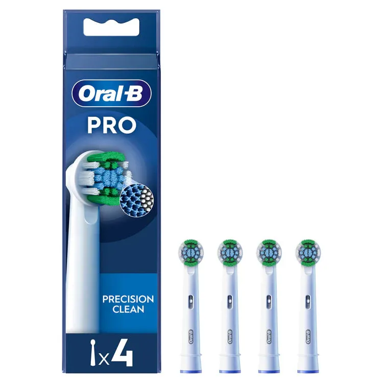 Oral B Precision Clean Refill Heads - 4 Pack