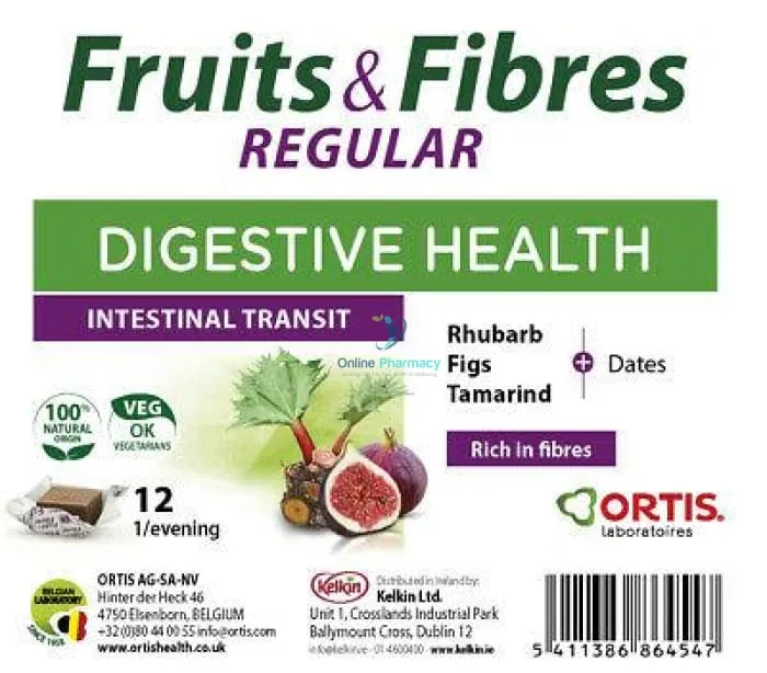 Ortis Fruit & Fibre Cubes - 12 Pack