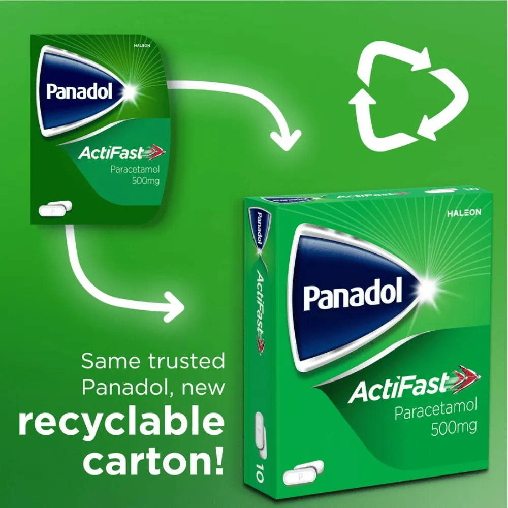 Panadol Actifast 500mg Soluble Tablets - 12 Pack - Image 4