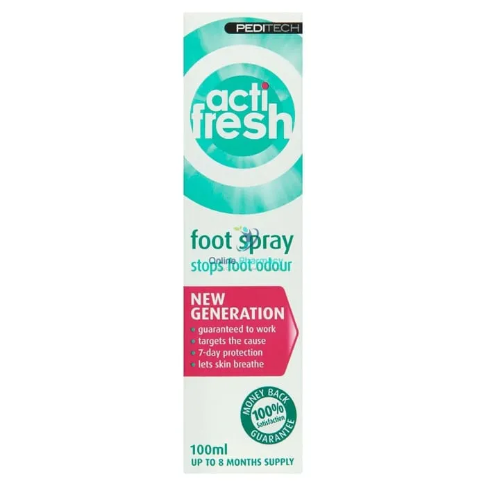 Actifresh Eliminate Odour Foot Spray - 100ml