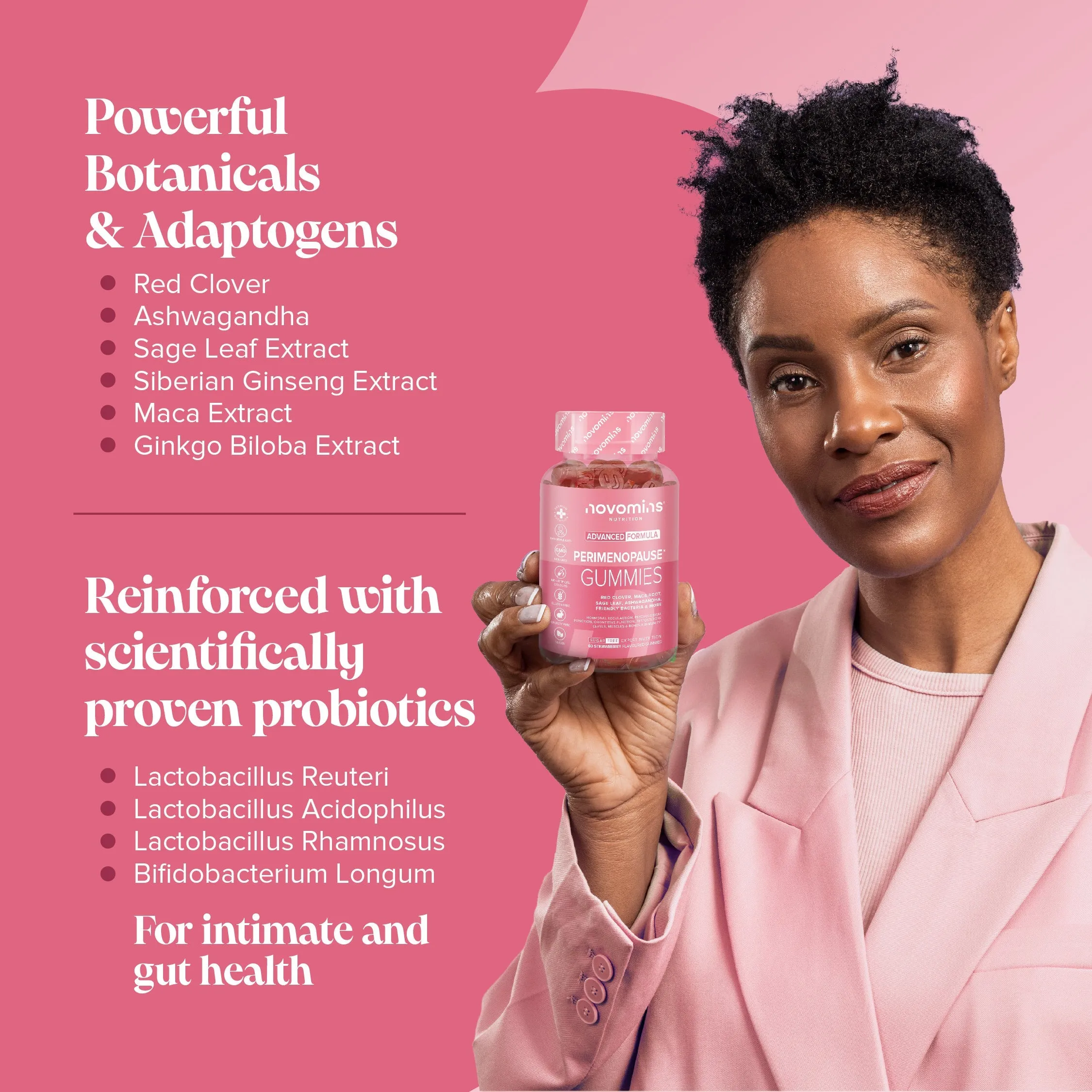 Novomins Peri-Menopause Gummies - 60 Pack - Image 2