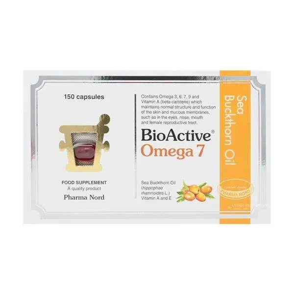 Pharma Nord BioActive Omega 7 Sea Buckthorn Oil Capsules - 60/150 Pack - Image 2