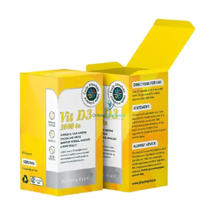 Pharma Plus Daily Vitamin D - 60 Capsules - Image 3
