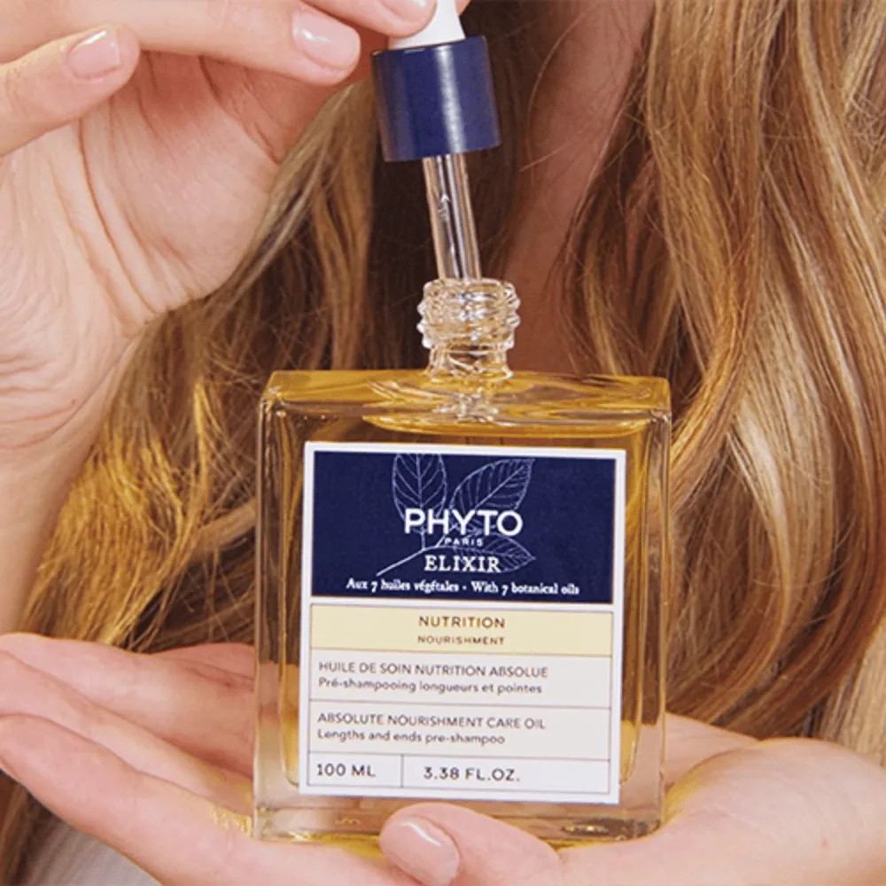 Phyto NOURISHMENT Absolute Nourishment Care Oil Pre-shampoo ELIXIR 100ml - Image 4
