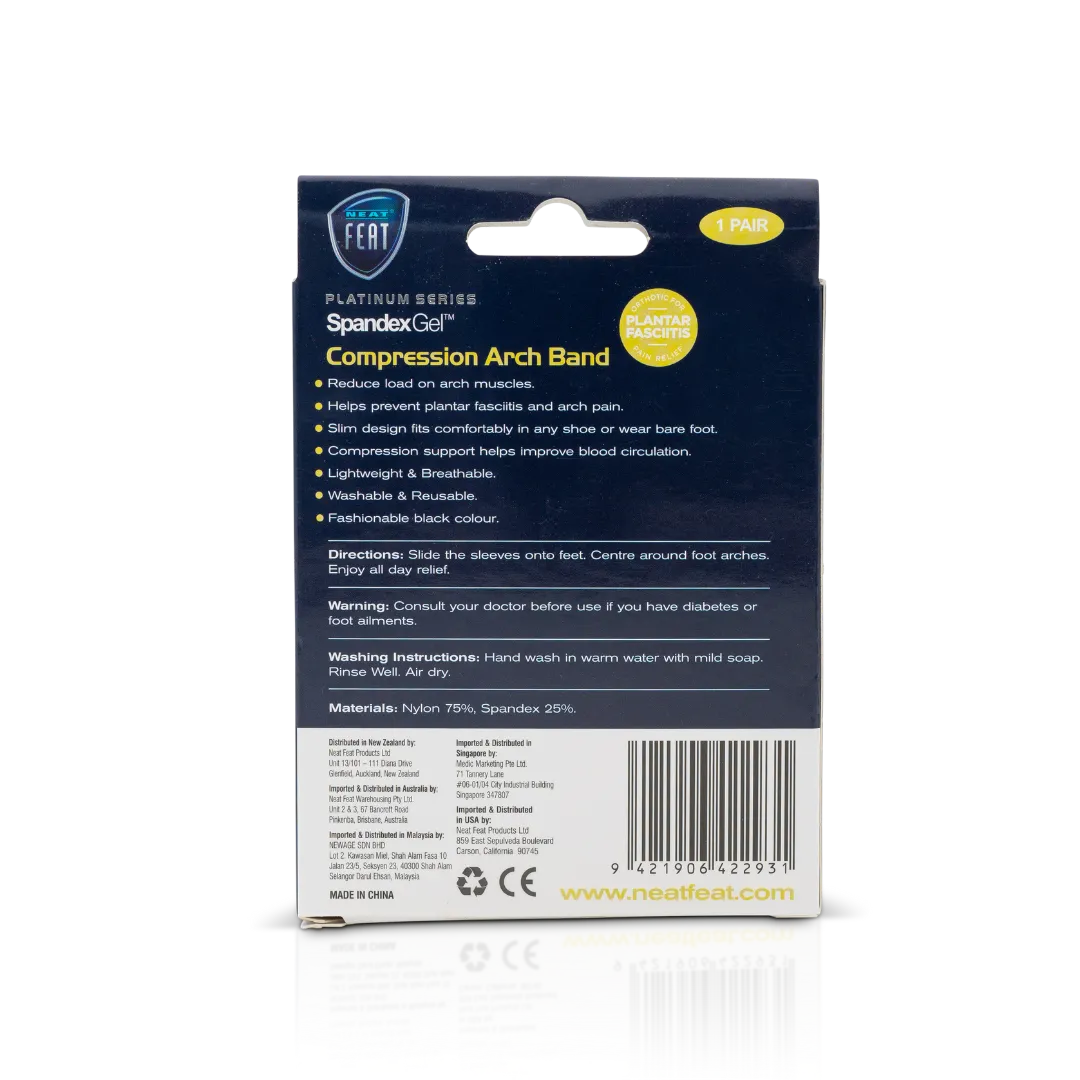 Platinum Series Spandex Gel Compression Arch Band - Image 3