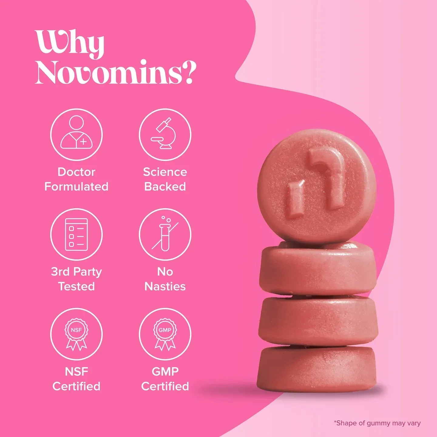 Novomins PMS Gummies - 60 Pack - Image 9
