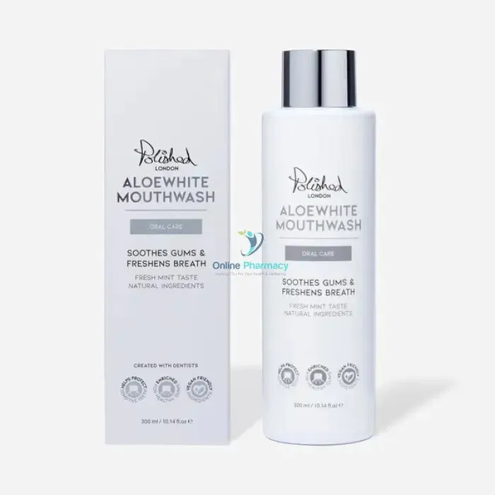 Polished London Aloe White Mouthwash 300ML