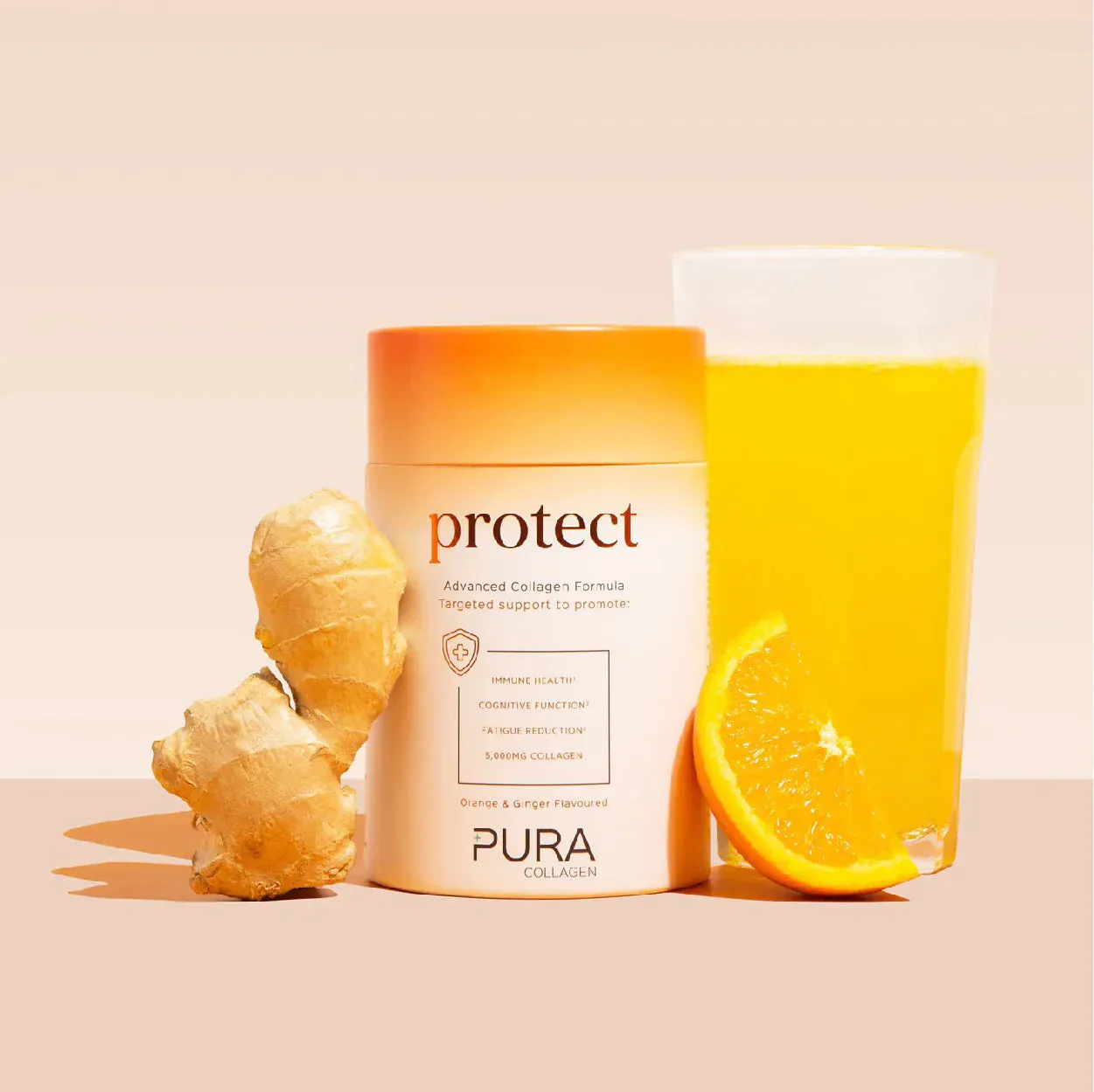 Pura Collagen Protect 200G - Orange & Ginger - Image 2