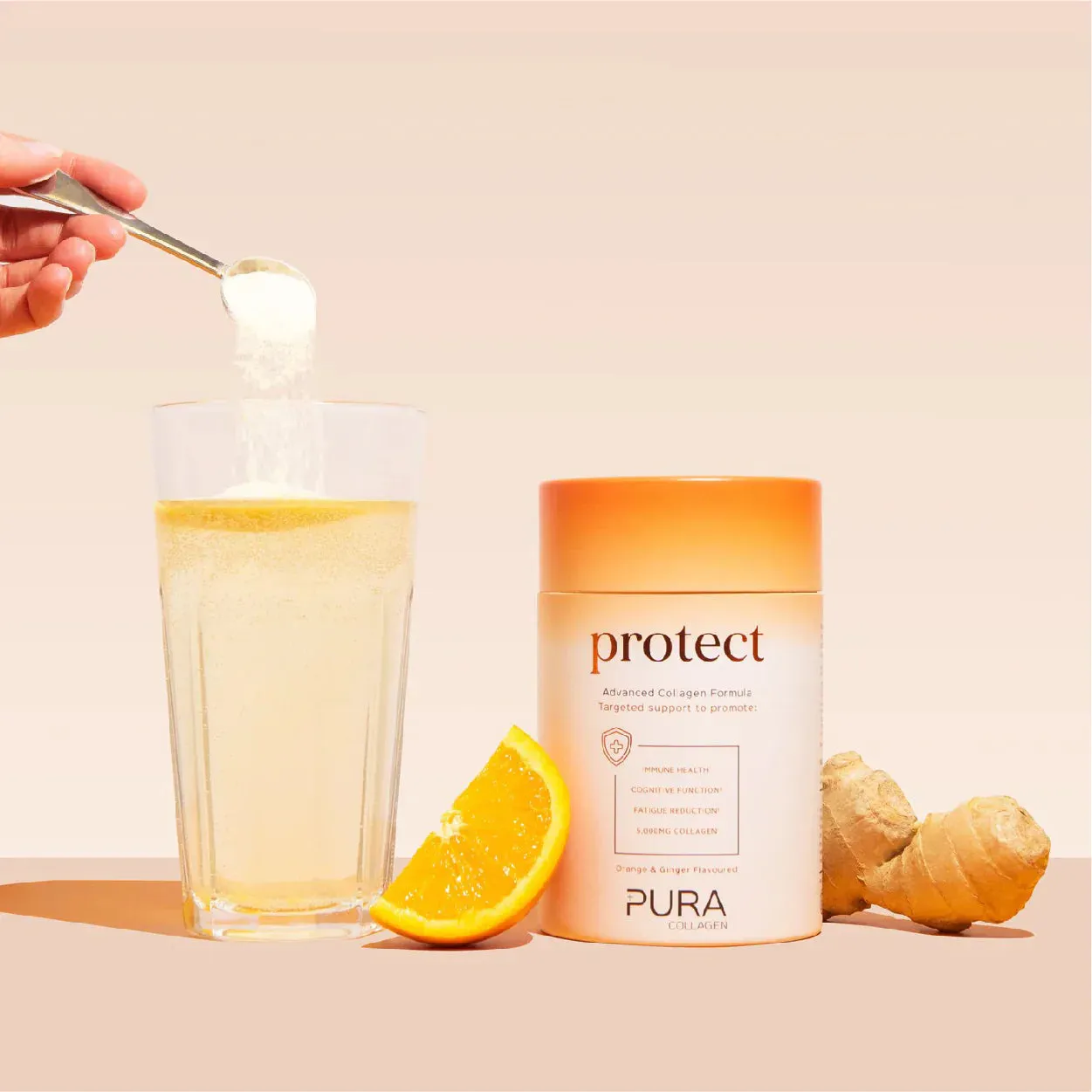Pura Collagen Protect 200G - Orange & Ginger - Image 3