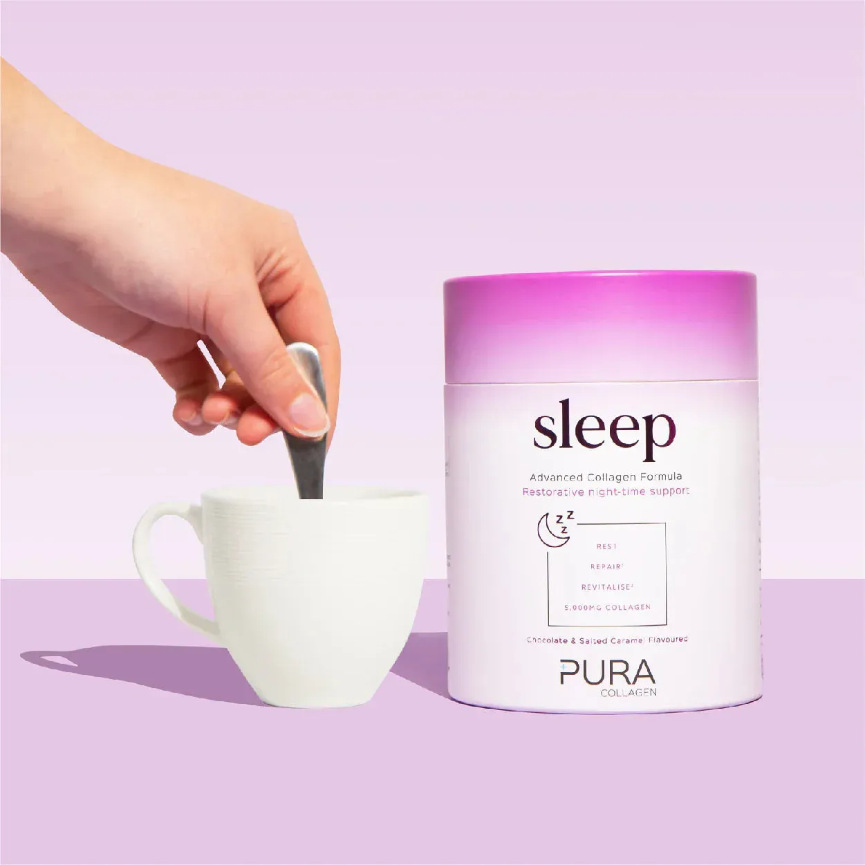 Pura Collagen  Sleep 404G (V5) - Chocolate and Salted Caramel - Image 3