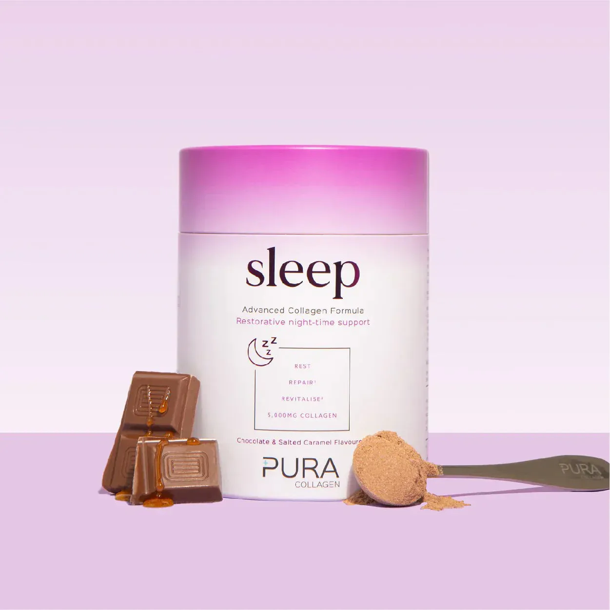 Pura Collagen  Sleep 404G (V5) - Chocolate and Salted Caramel - Image 4