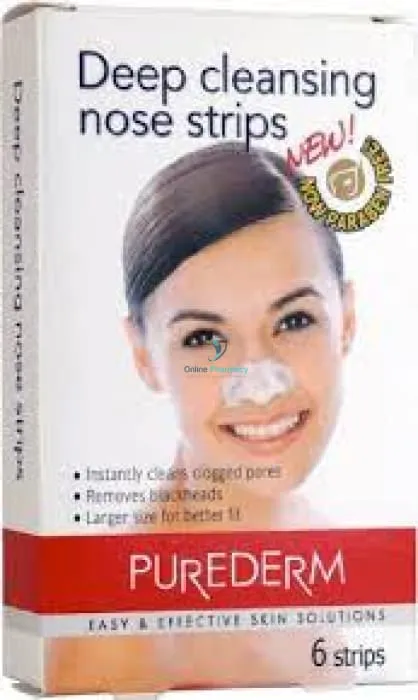 Purederm Deep Cleansing Nose Strips - 6 Patches