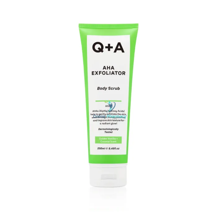 Q+A Aha Exfoliator Body Scrub 250ml