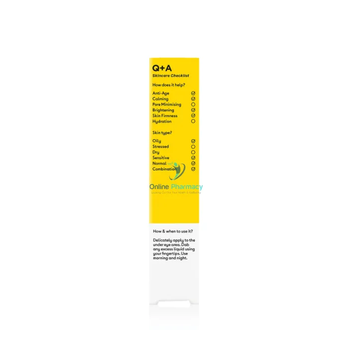 Q+A  Caffeine Eye Serum 15ml - Image 5